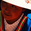 Mieszkanka Silustani. Peru. Wrzesień 2009