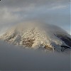 na chwile pokazuje sie Chimborazo